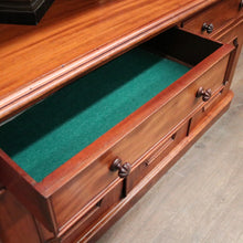 Load image into Gallery viewer, Antique English Mahogany Sideboard or Servery with Drawer and Cupboard Storage. B12359
