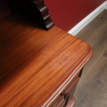 Load image into Gallery viewer, Antique English Mahogany Sideboard or Servery with Drawer and Cupboard Storage. B12359
