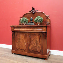 Load image into Gallery viewer, Antique Australian Cedar Shield Door Chiffonier, Felt Lined Drawer. B12373
