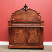 Load image into Gallery viewer, Antique Australian Cedar Shield Door Chiffonier, Felt Lined Drawer. B12373
