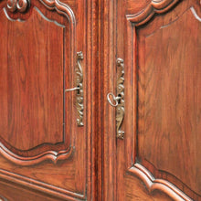 Load image into Gallery viewer, Antique French Oak Three Drawer, Three Door Sideboard with Parquetry Top. B12429
