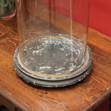 Load image into Gallery viewer, x SOLD Antique French Glass Dome on a Timber Base, Taxidermy or Clock Display Dome. B11737
