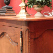 Load image into Gallery viewer, Antique French Cherry Wood Low Four Door Sideboard Cabinet TV Unit. B12427
