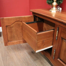 Load image into Gallery viewer, Antique French Cherry Wood Low Four Door Sideboard Cabinet TV Unit. B12427
