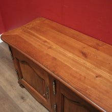 Load image into Gallery viewer, Antique French Cherry Wood Low Four Door Sideboard Cabinet TV Unit. B12427
