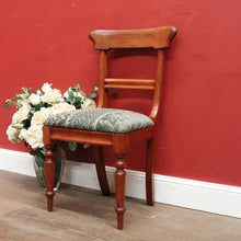 Load image into Gallery viewer, Antique English Mahogany Office Chair, Dressing Table Chair or Hall Chair. B12077
