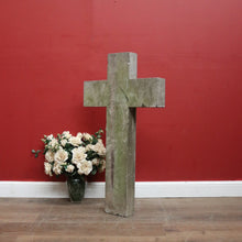 Load image into Gallery viewer, On hold 27.09.24 Bluestone Cross or Crucifix with Bronze Statue of Jesus. B12119
