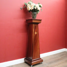 Load image into Gallery viewer, Antique French Mahogany Church Pedestal, Statue Holder, Lectern, Pulpit. B12115
