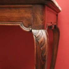 Load image into Gallery viewer, Antique French Walnut and Marble Top Centre Table, Console Table, Hall Table or Desk. B12084
