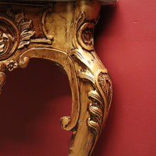 Load image into Gallery viewer, French Marble Top Gilt Hand-painted Hallway or Foyer Console Table. B12107
