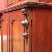 Load image into Gallery viewer, Antique Australian Cedar Two-Height Four Door Bookcase or Display China Cupboard. B12120
