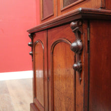 Load image into Gallery viewer, Antique Australian Cedar Two-Height Four Door Bookcase or Display China Cupboard. B12120
