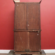 Load image into Gallery viewer, Antique Australian Cedar Two-Height Four Door Bookcase or Display China Cupboard. B12120
