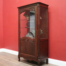 Load image into Gallery viewer, Antique French Oak Single Door China Cabinet, Display Cupboard or Bookcase. B12092
