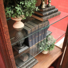 Load image into Gallery viewer, Antique French Oak Single Door China Cabinet, Display Cupboard or Bookcase. B12092
