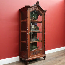 Load image into Gallery viewer, Antique French Oak China Cabinet, Display Cupboard or Bookcase. B12105
