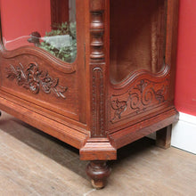 Load image into Gallery viewer, Antique French Oak China Cabinet, Display Cupboard or Bookcase. B12105
