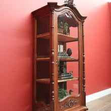 Load image into Gallery viewer, Antique French Oak China Cabinet, Display Cupboard or Bookcase. B12105
