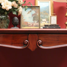 Load image into Gallery viewer, Antique French Mahogany Two Drawer Office Desk, Student Desk or Small Dining Table. B12118
