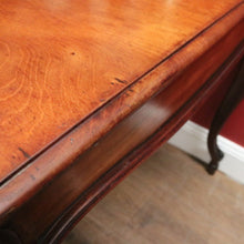 Load image into Gallery viewer, Antique French Mahogany Two Drawer Office Desk, Student Desk or Small Dining Table. B12118
