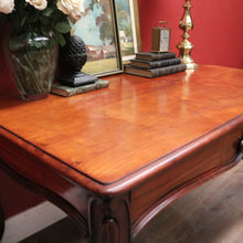 Load image into Gallery viewer, Antique French Mahogany Two Drawer Office Desk, Student Desk or Small Dining Table. B12118
