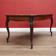 Load image into Gallery viewer, Antique French Mahogany Two Drawer Office Desk, Student Desk or Small Dining Table. B12118
