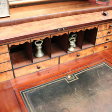 Load image into Gallery viewer, x SOLD Antique Napoleon III Cylinder Desk, Mahogany and Leather Office Desk, Napoleon III. B12176
