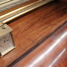 Load image into Gallery viewer, x SOLD Antique Napoleon III Cylinder Desk, Mahogany and Leather Office Desk, Napoleon III. B12176
