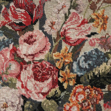 Load image into Gallery viewer, Antique French Wall Hanging Hand-made Tapestry &quot;Still Life&quot; Flowers in an Urn or Vase. B12133
