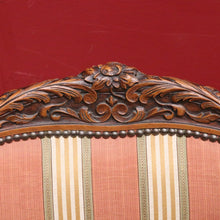 Load image into Gallery viewer, x SOLD Antique French Armchair, Cherrywood and Fabric, Wing Back Chair, Feather/Down Cushion. B12111
