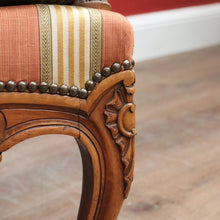 Load image into Gallery viewer, Antique French Armchair, Cherrywood and Fabric, Wing Back Chair, Feather/Down Cushion. B12112
