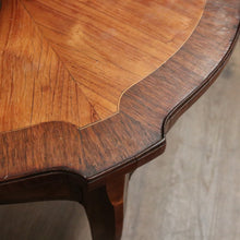 Load image into Gallery viewer, Antique Walnut, Brass and Cherrywood Side Table or Lamp Table. B12132
