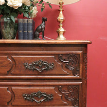 Load image into Gallery viewer, x SOLD Antique French Oak Chest of Drawers or Three-Drawer Hall or Entry Cupboard. B12137
