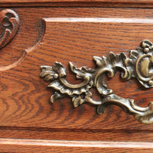 Load image into Gallery viewer, x SOLD Antique French Oak Chest of Drawers or Three-Drawer Hall or Entry Cupboard. B12137
