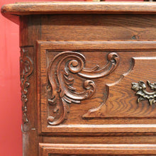 Load image into Gallery viewer, x SOLD Antique French Oak Chest of Drawers or Three-Drawer Hall or Entry Cupboard. B12137
