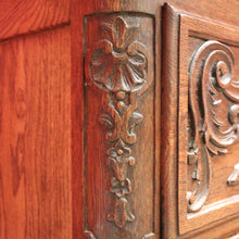 Load image into Gallery viewer, x SOLD Antique French Oak Chest of Drawers or Three-Drawer Hall or Entry Cupboard. B12137
