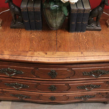 Load image into Gallery viewer, x SOLD Antique French Oak Chest of Drawers or Three-Drawer Hall or Entry Cupboard. B12137
