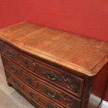 Load image into Gallery viewer, x SOLD Antique French Oak Chest of Drawers or Three-Drawer Hall or Entry Cupboard. B12137
