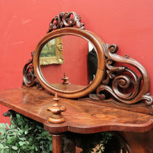 Load image into Gallery viewer, Antique English Burr Walnut Hall Cabinet or Entry / Dining Room Display Cupboard. 12180
