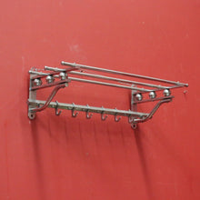 Load image into Gallery viewer, Antique Art Deco Wall Hanging Coat Rack for Hats, Scarves, Coats. B11710
