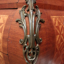 Load image into Gallery viewer, Antique Chest of Drawers, French, Walnut, Gilt Brass, Marble Top, 3 Drawers, Key. B12100
