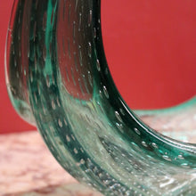 Load image into Gallery viewer, Belgian Artist, Art Glass Vase, Mid-Century Bubble Glass Bowl or Vase, Antwerp. B12020
