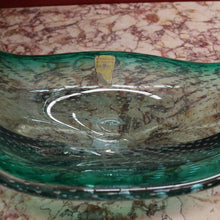 Load image into Gallery viewer, Belgian Artist, Art Glass Vase, Mid-Century Bubble Glass Bowl or Vase, Antwerp. B12020
