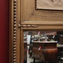 Load image into Gallery viewer, x SOLD Antique French Overmantel Mirror or Hall Mirror or Bedroom, Living Wall Mirror. B12181
