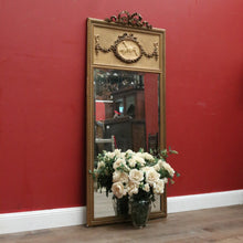 Load image into Gallery viewer, Antique French Mirror. Wall Hanging Mirror.  Young Children and a Dog In Plaster Relief. B12152
