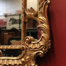 Load image into Gallery viewer, x SOLD Vintage Italian Gilt Framed Wall Hanging Mirror with Ornate Shell Motif. B12001
