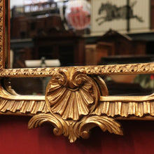 Load image into Gallery viewer, x SOLD Vintage Italian Gilt Framed Wall Hanging Mirror with Ornate Shell Motif. B12001
