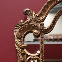 Load image into Gallery viewer, x SOLD Vintage Italian Gilt Framed Wall Hanging Mirror with Ornate Shell Motif. B12001
