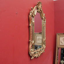 Load image into Gallery viewer, x SOLD Vintage Italian Gilt Framed Wall Hanging Mirror with Ornate Shell Motif. B12001
