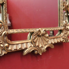 Load image into Gallery viewer, x SOLD Vintage Italian Gilt Framed Wall Hanging Mirror with Ornate Shell Motif. B12001
